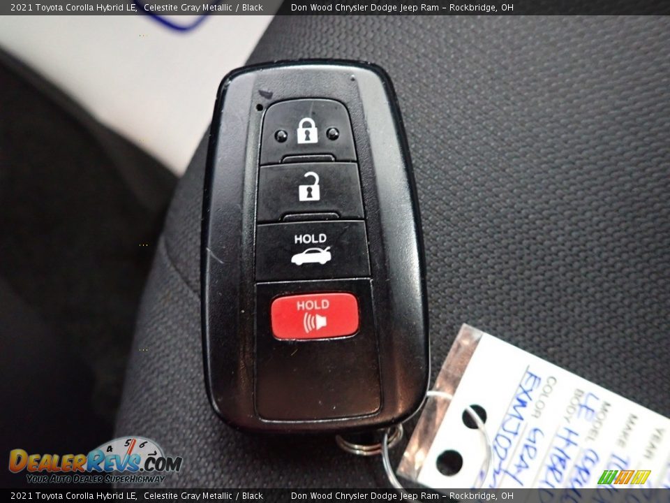 2021 Toyota Corolla Hybrid LE Celestite Gray Metallic / Black Photo #30