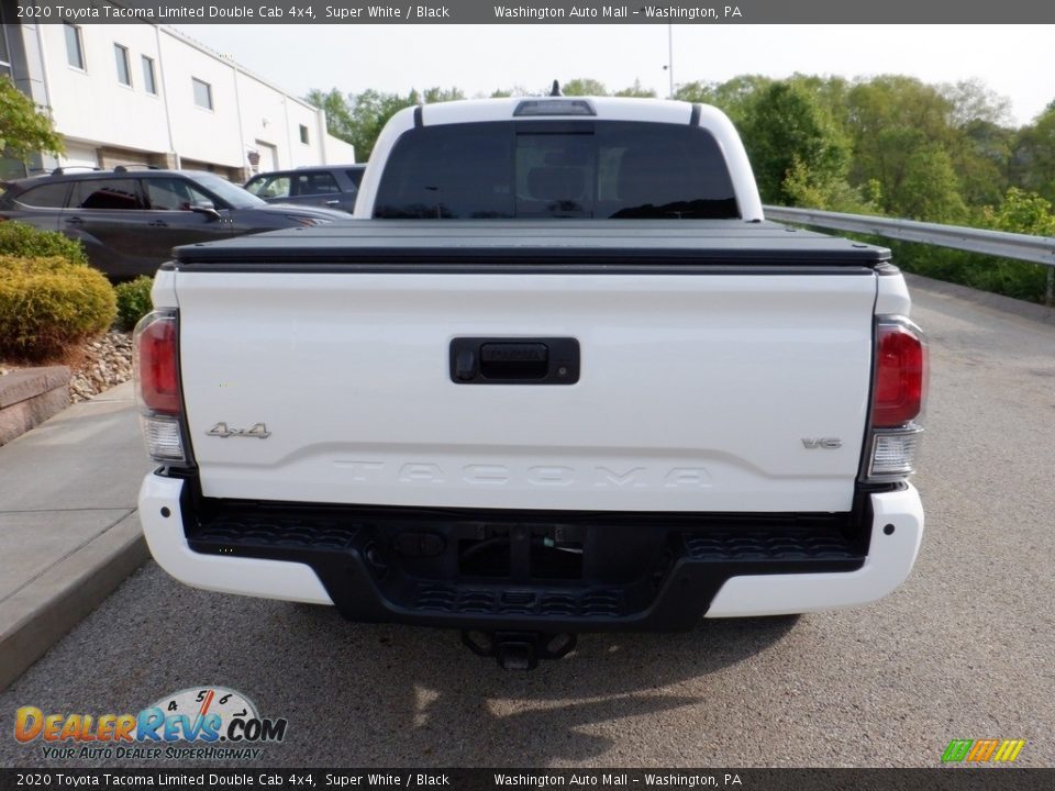 2020 Toyota Tacoma Limited Double Cab 4x4 Super White / Black Photo #18