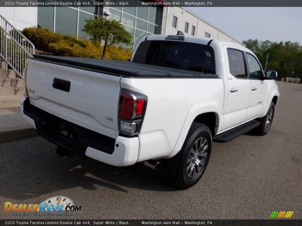 2020 Toyota Tacoma Limited Double Cab 4x4 Super White / Black Photo #19