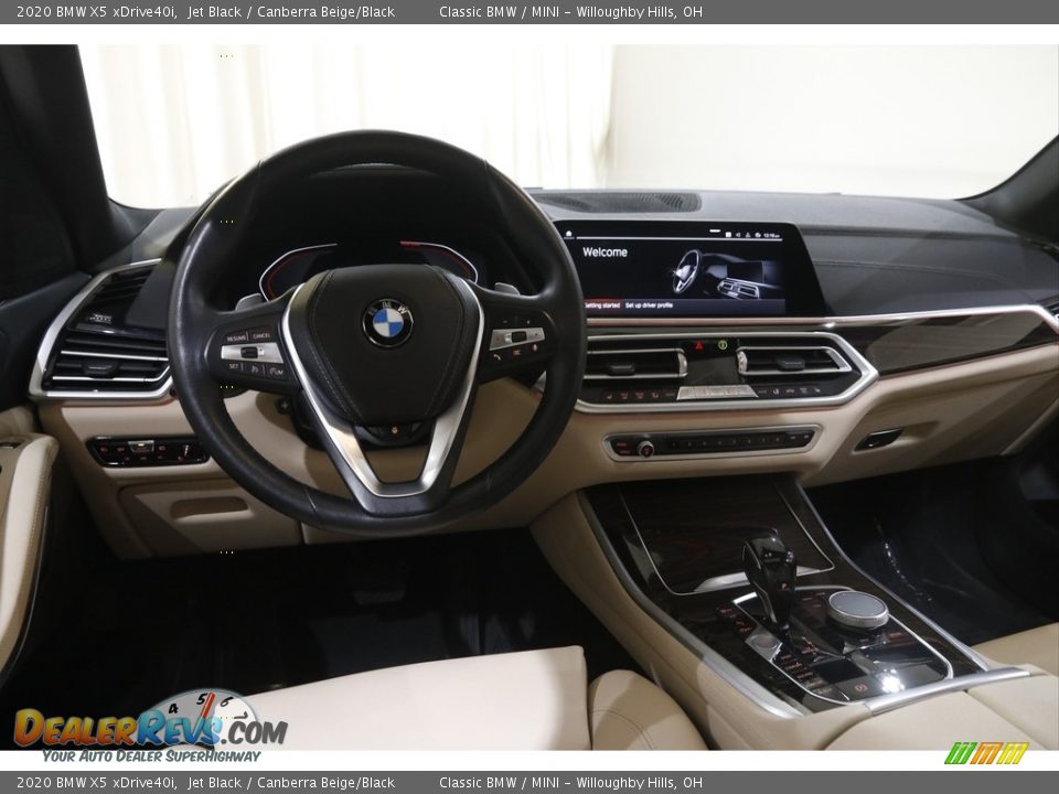 2020 BMW X5 xDrive40i Jet Black / Canberra Beige/Black Photo #6