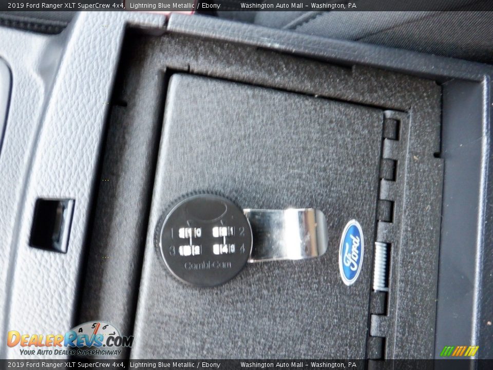 2019 Ford Ranger XLT SuperCrew 4x4 Lightning Blue Metallic / Ebony Photo #6