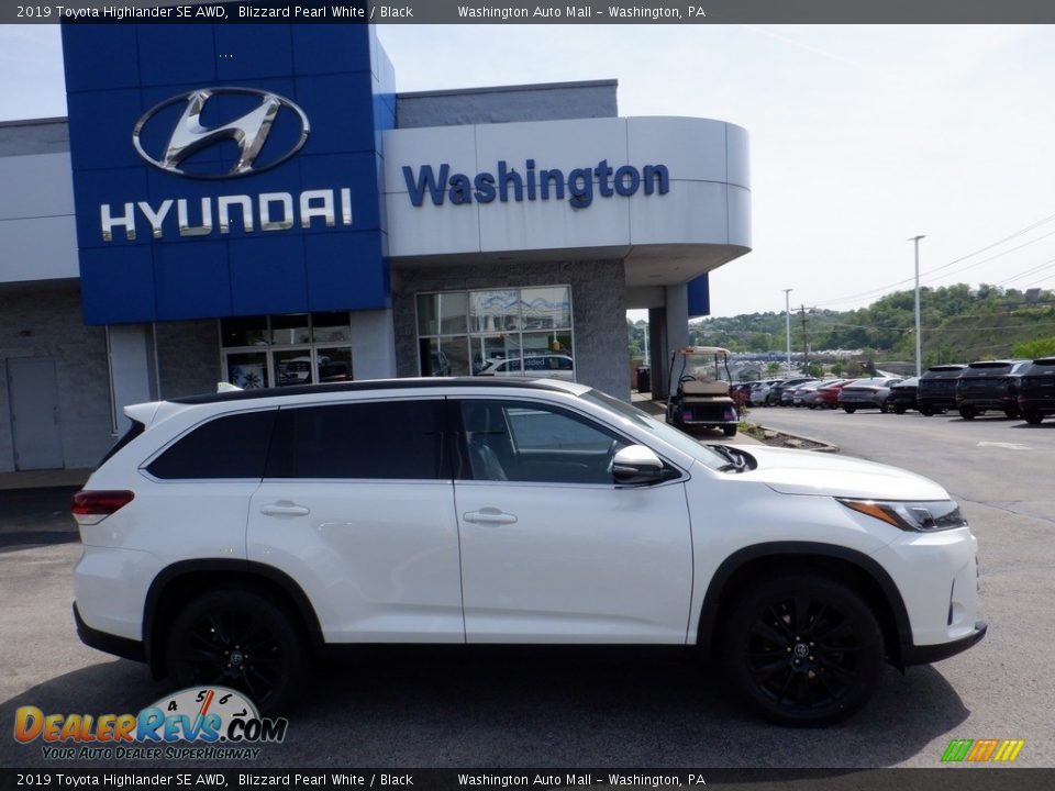 2019 Toyota Highlander SE AWD Blizzard Pearl White / Black Photo #2