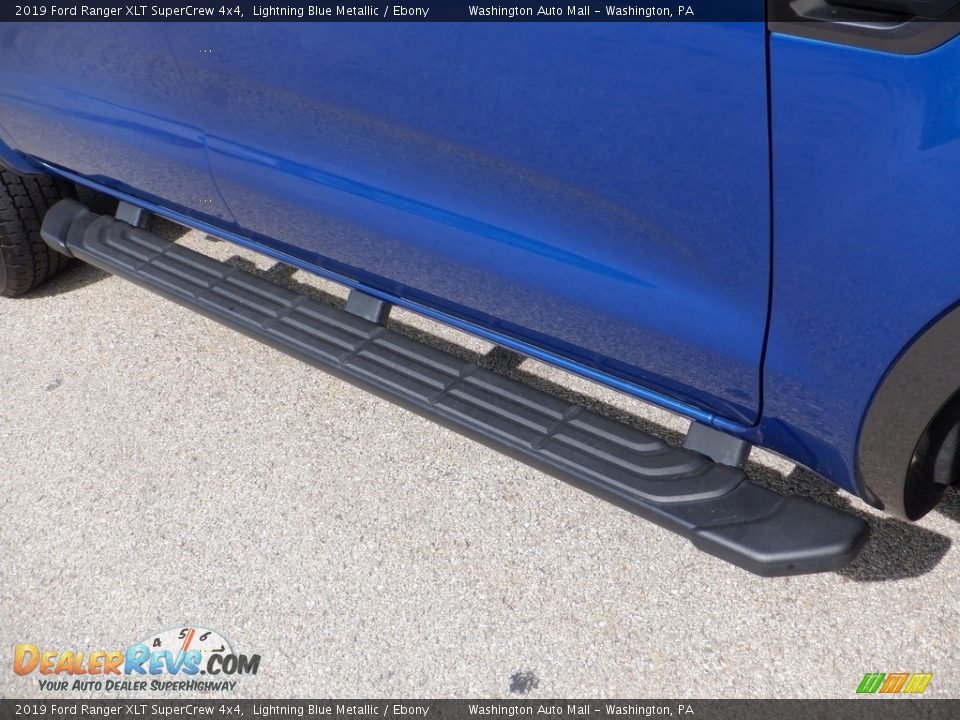 2019 Ford Ranger XLT SuperCrew 4x4 Lightning Blue Metallic / Ebony Photo #13