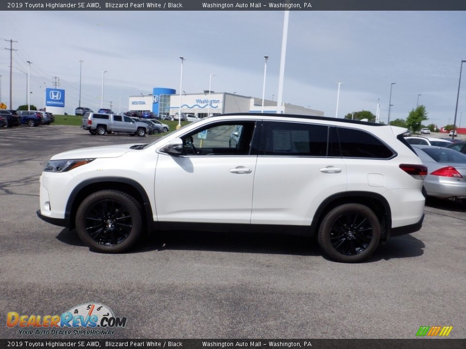 2019 Toyota Highlander SE AWD Blizzard Pearl White / Black Photo #7