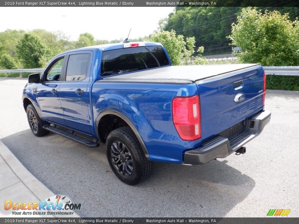 2019 Ford Ranger XLT SuperCrew 4x4 Lightning Blue Metallic / Ebony Photo #16