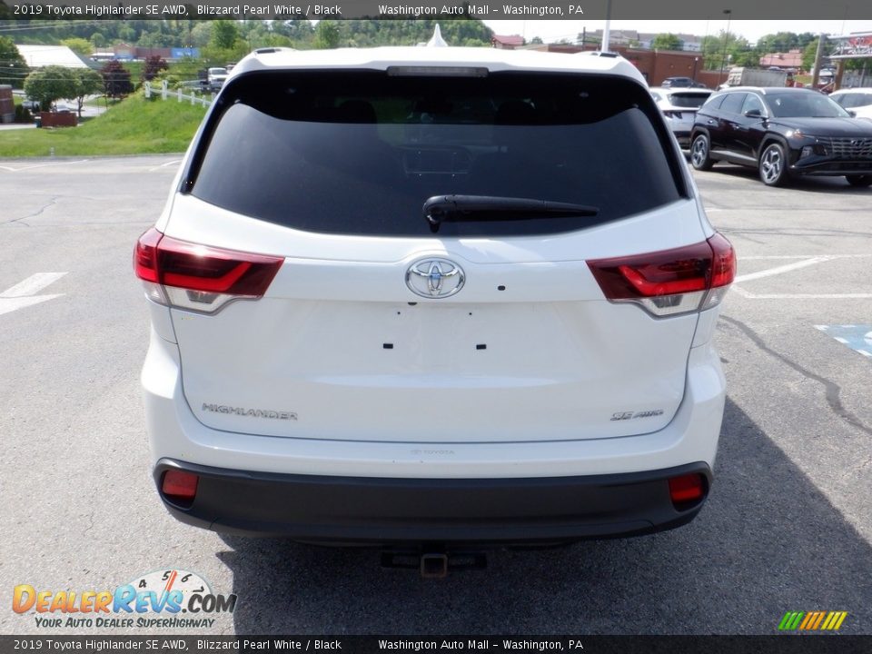 2019 Toyota Highlander SE AWD Blizzard Pearl White / Black Photo #9