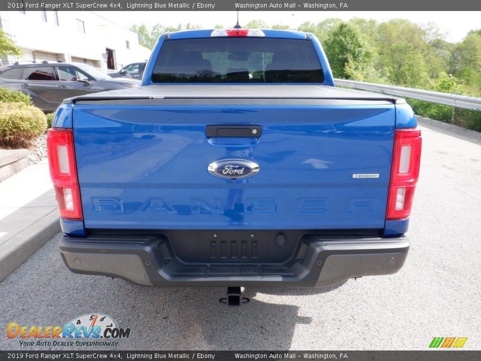 2019 Ford Ranger XLT SuperCrew 4x4 Lightning Blue Metallic / Ebony Photo #17