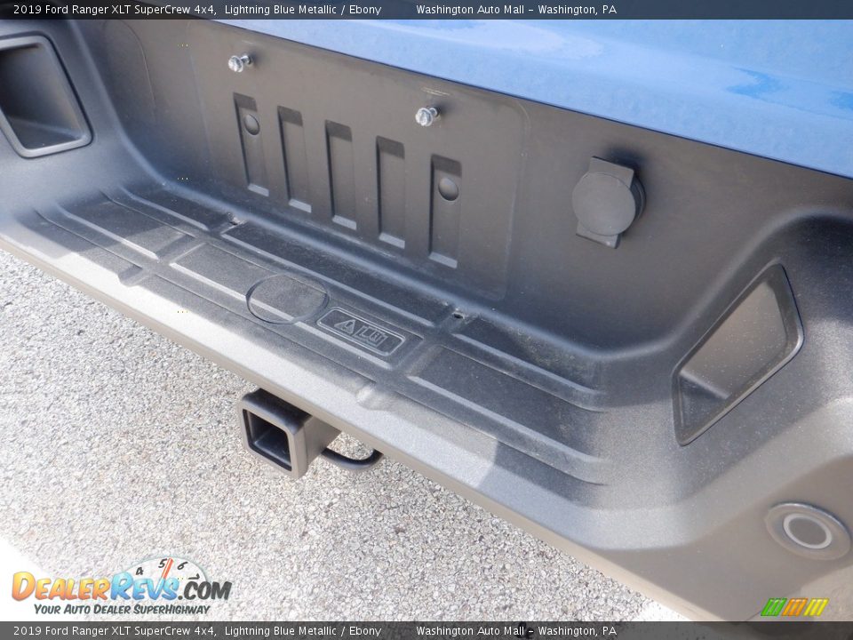 2019 Ford Ranger XLT SuperCrew 4x4 Lightning Blue Metallic / Ebony Photo #18