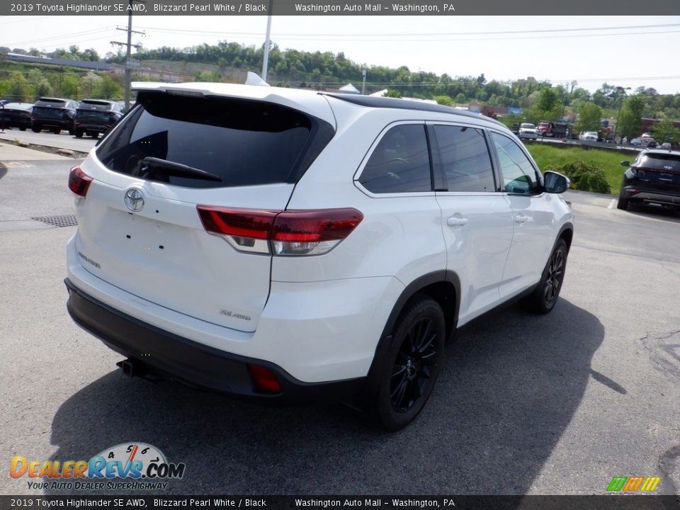 2019 Toyota Highlander SE AWD Blizzard Pearl White / Black Photo #10