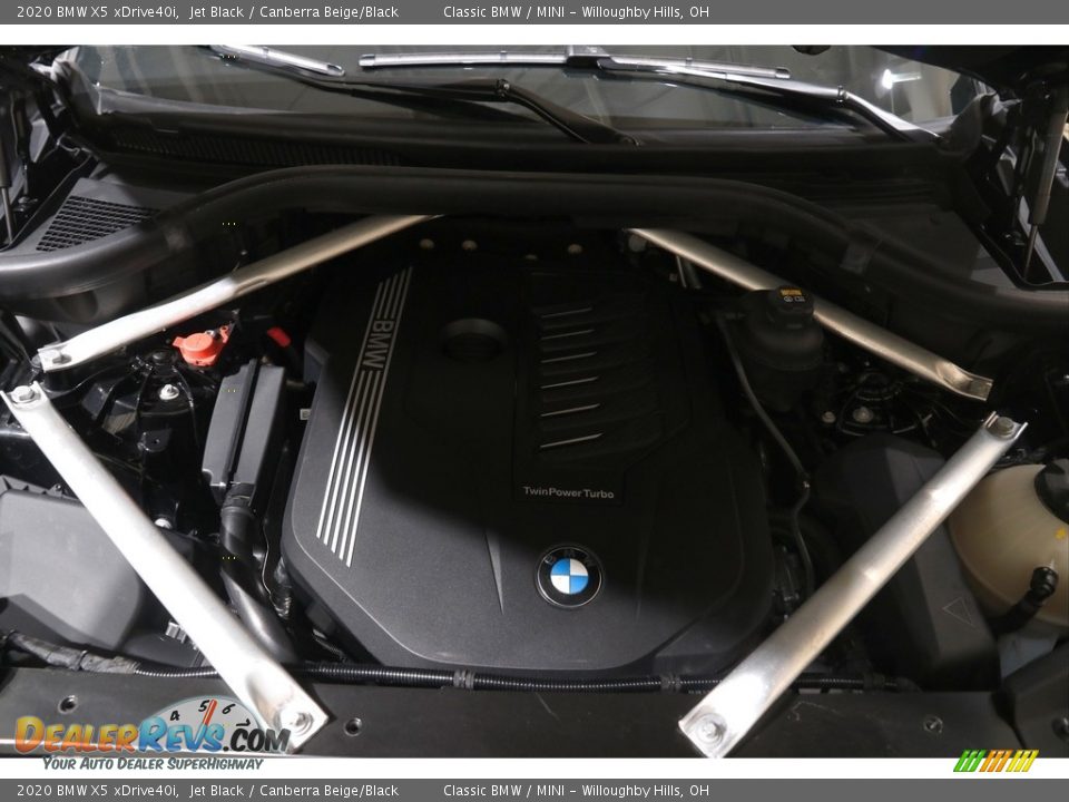 2020 BMW X5 xDrive40i Jet Black / Canberra Beige/Black Photo #23