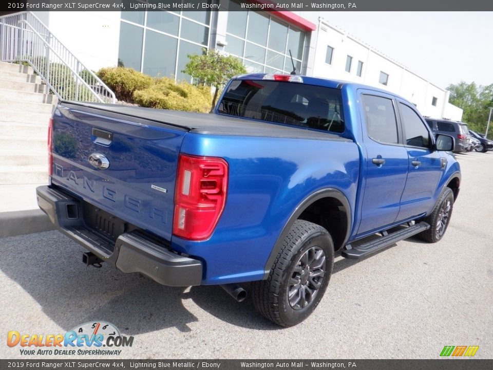 2019 Ford Ranger XLT SuperCrew 4x4 Lightning Blue Metallic / Ebony Photo #20