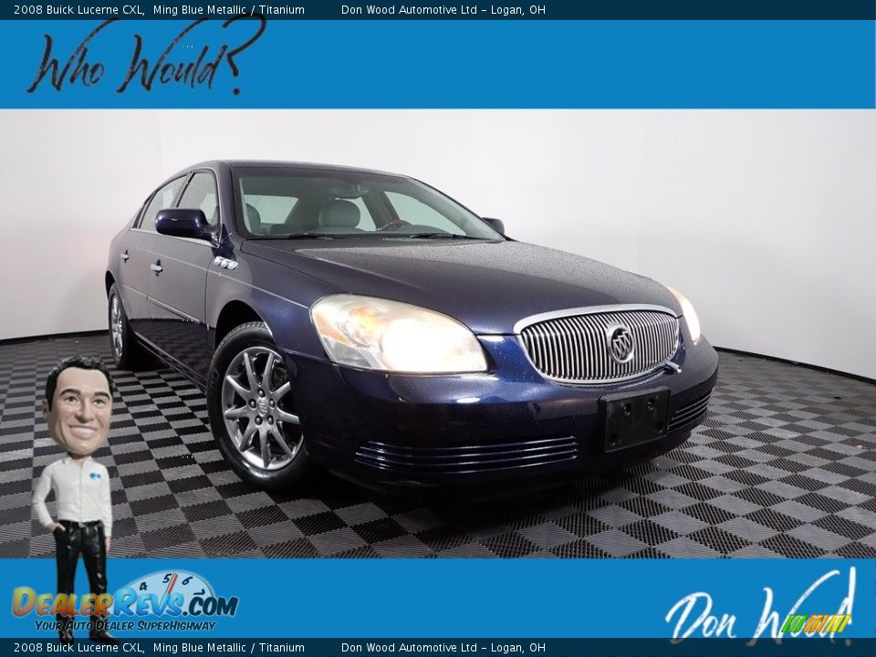 2008 Buick Lucerne CXL Ming Blue Metallic / Titanium Photo #1