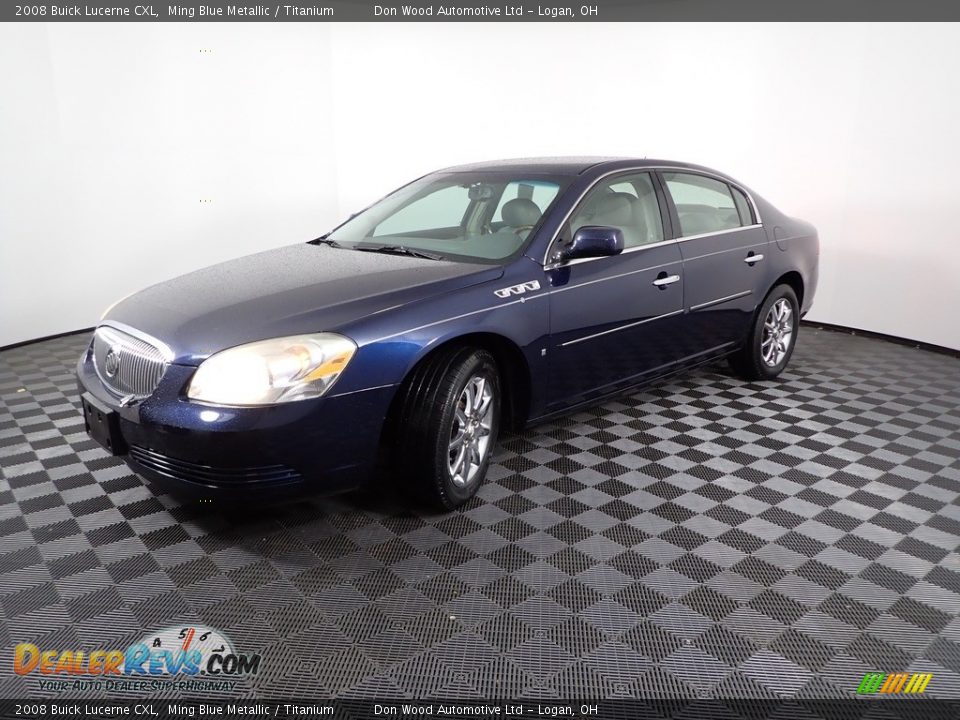 2008 Buick Lucerne CXL Ming Blue Metallic / Titanium Photo #3