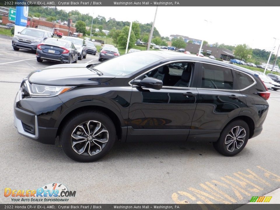 2022 Honda CR-V EX-L AWD Crystal Black Pearl / Black Photo #7