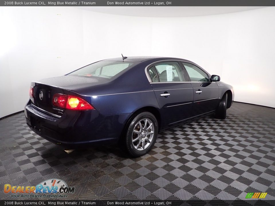 2008 Buick Lucerne CXL Ming Blue Metallic / Titanium Photo #8