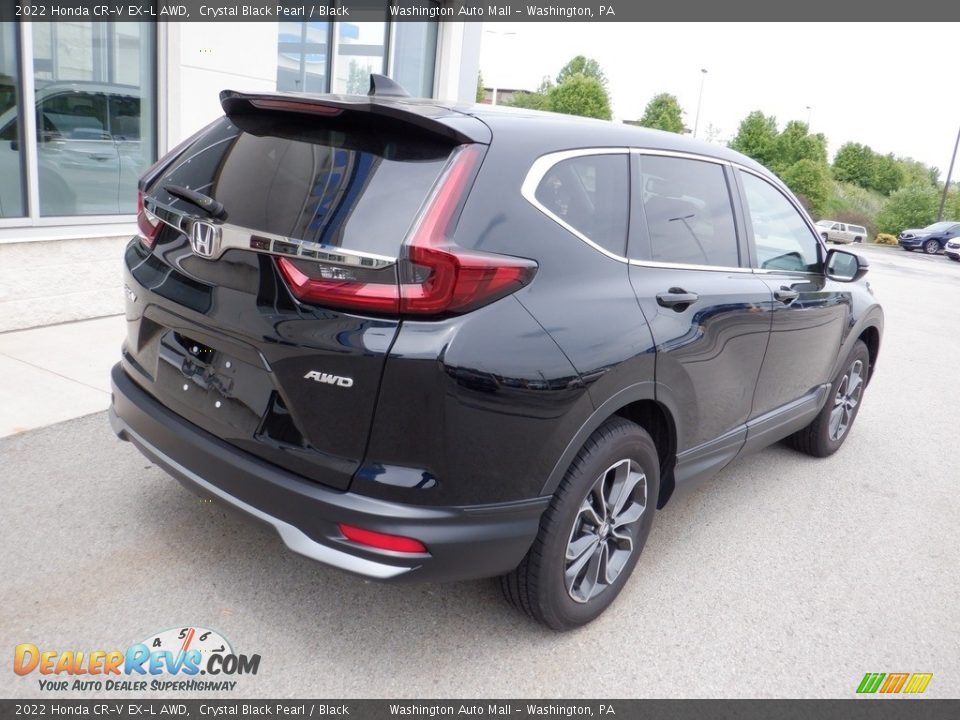 2022 Honda CR-V EX-L AWD Crystal Black Pearl / Black Photo #10