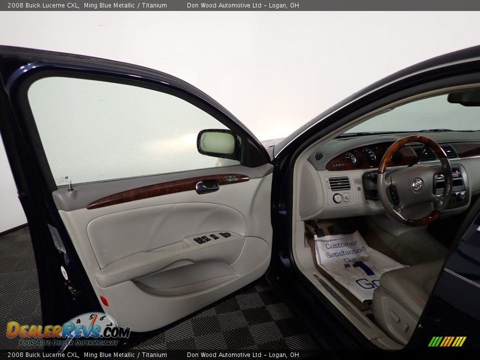 2008 Buick Lucerne CXL Ming Blue Metallic / Titanium Photo #9