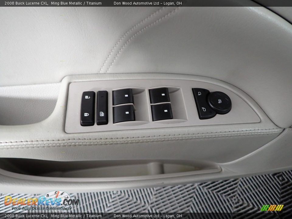 2008 Buick Lucerne CXL Ming Blue Metallic / Titanium Photo #10