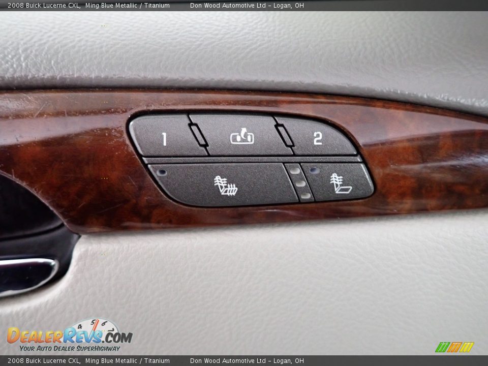 2008 Buick Lucerne CXL Ming Blue Metallic / Titanium Photo #11