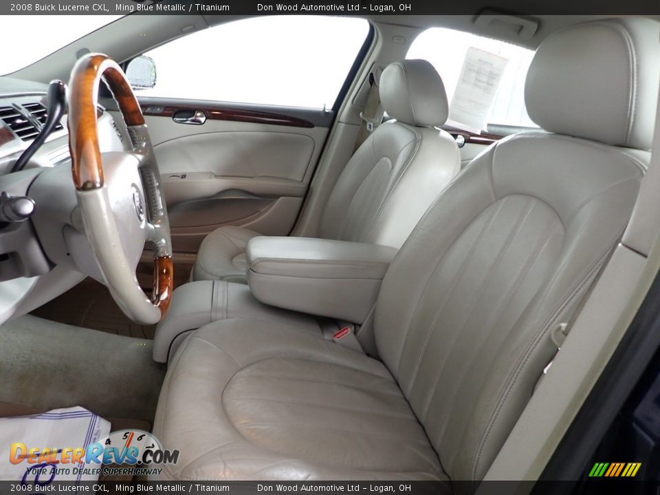 2008 Buick Lucerne CXL Ming Blue Metallic / Titanium Photo #12