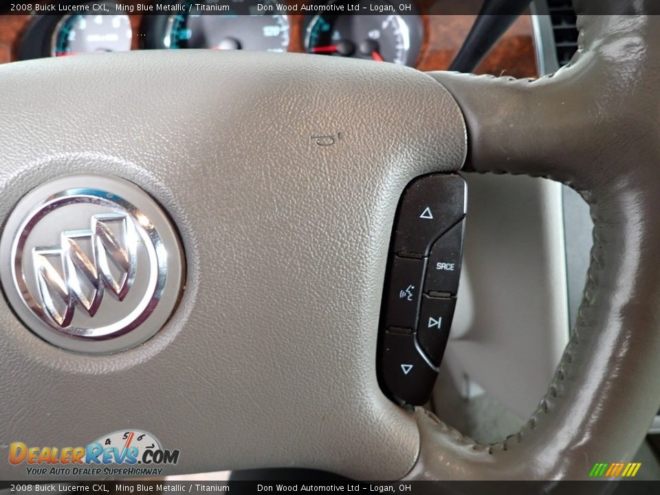2008 Buick Lucerne CXL Ming Blue Metallic / Titanium Photo #15