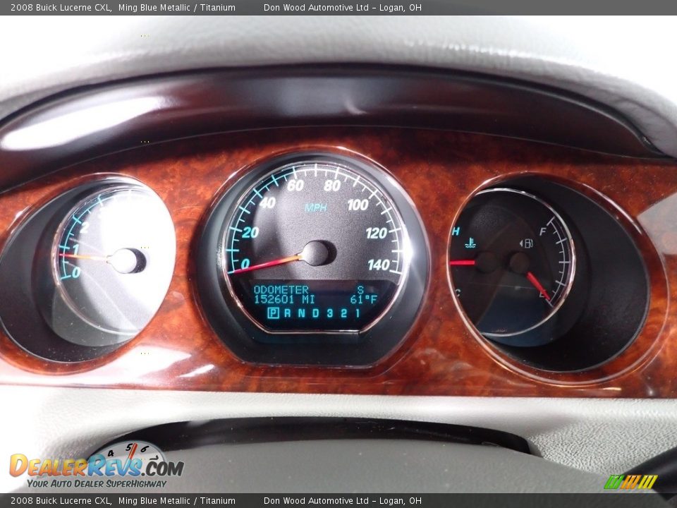 2008 Buick Lucerne CXL Ming Blue Metallic / Titanium Photo #16