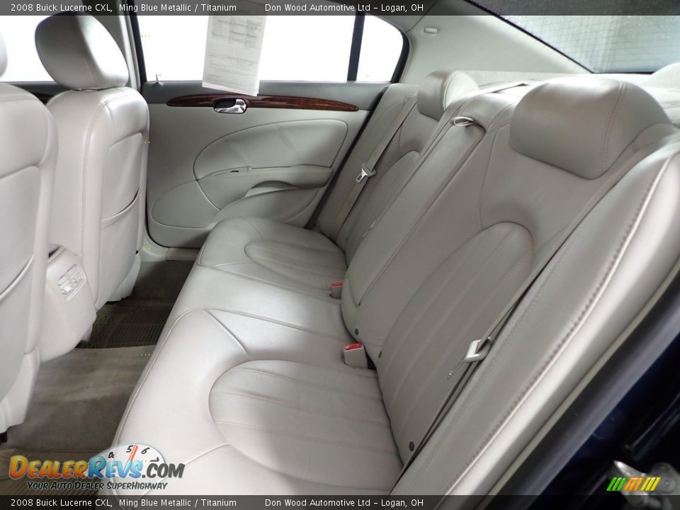 2008 Buick Lucerne CXL Ming Blue Metallic / Titanium Photo #21