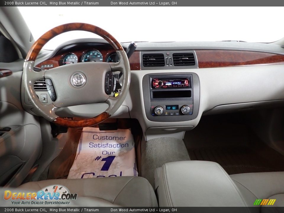 2008 Buick Lucerne CXL Ming Blue Metallic / Titanium Photo #22