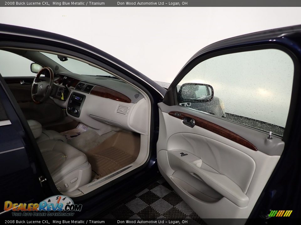 2008 Buick Lucerne CXL Ming Blue Metallic / Titanium Photo #23