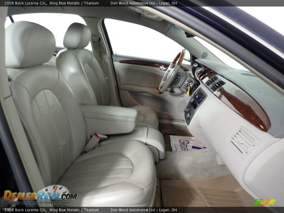 2008 Buick Lucerne CXL Ming Blue Metallic / Titanium Photo #24