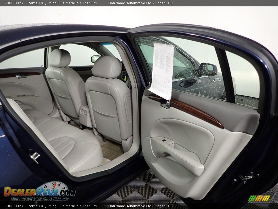 2008 Buick Lucerne CXL Ming Blue Metallic / Titanium Photo #25