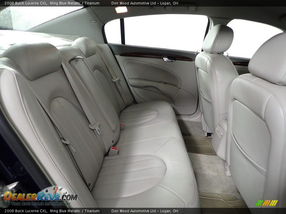 2008 Buick Lucerne CXL Ming Blue Metallic / Titanium Photo #26