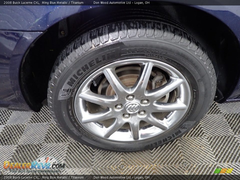 2008 Buick Lucerne CXL Ming Blue Metallic / Titanium Photo #27