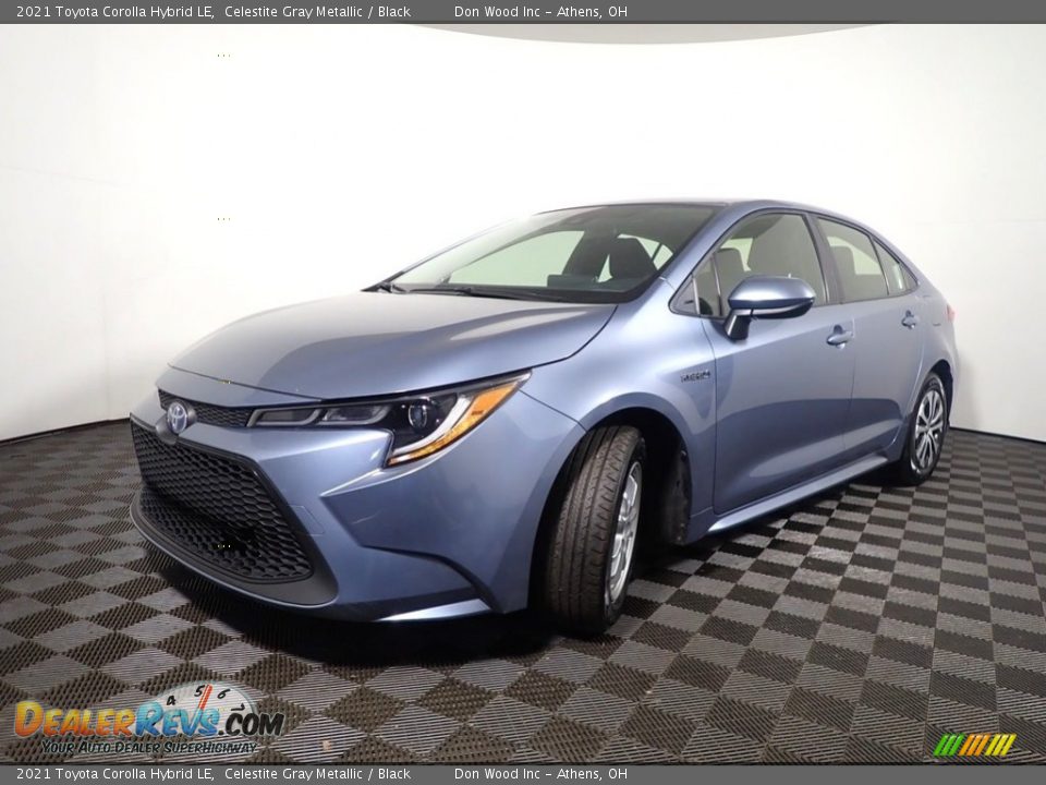 2021 Toyota Corolla Hybrid LE Celestite Gray Metallic / Black Photo #7
