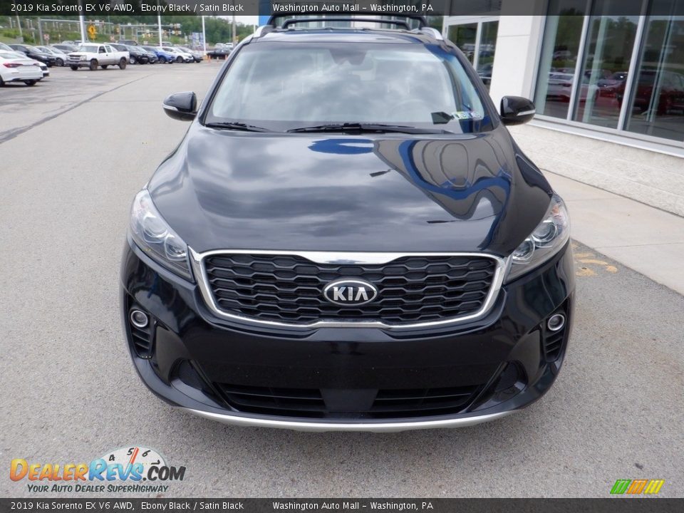 2019 Kia Sorento EX V6 AWD Ebony Black / Satin Black Photo #5