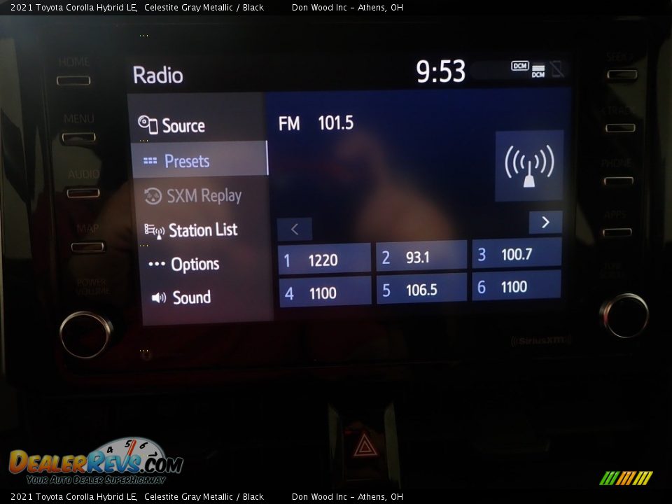 2021 Toyota Corolla Hybrid LE Celestite Gray Metallic / Black Photo #22