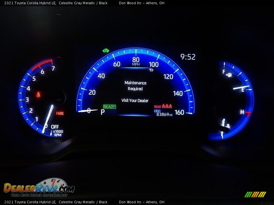 2021 Toyota Corolla Hybrid LE Celestite Gray Metallic / Black Photo #24