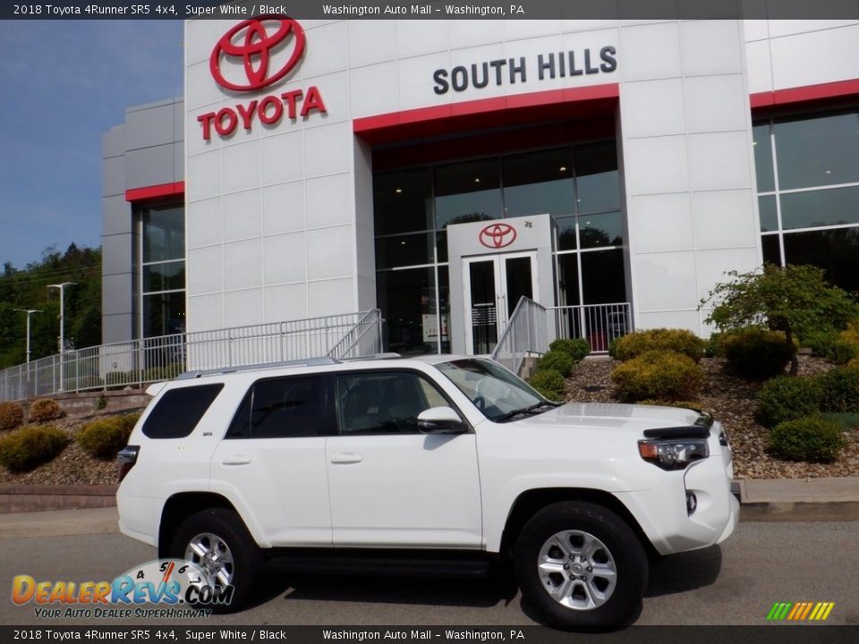 2018 Toyota 4Runner SR5 4x4 Super White / Black Photo #14