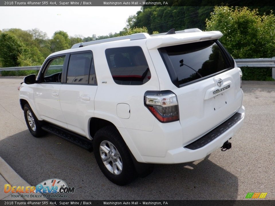 2018 Toyota 4Runner SR5 4x4 Super White / Black Photo #16