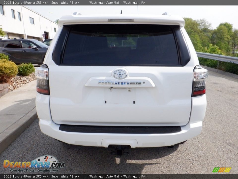 2018 Toyota 4Runner SR5 4x4 Super White / Black Photo #17