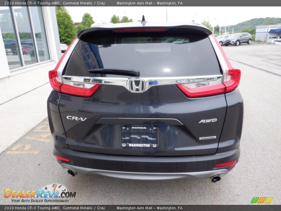 2019 Honda CR-V Touring AWD Gunmetal Metallic / Gray Photo #9