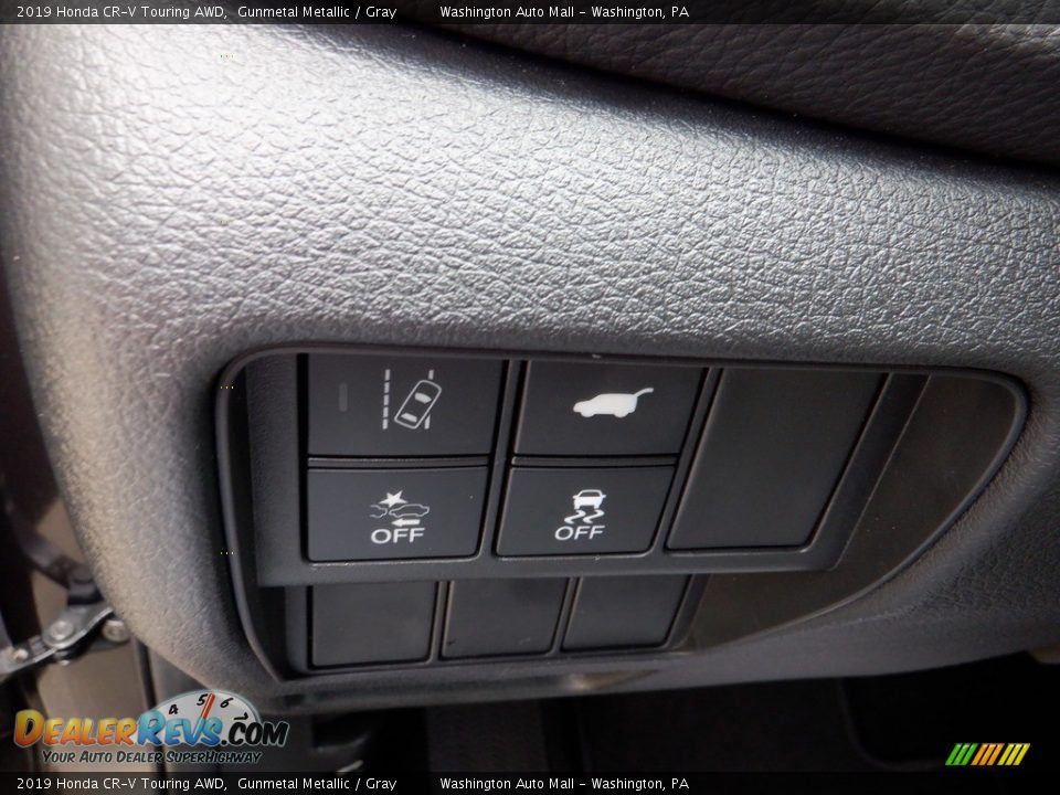 2019 Honda CR-V Touring AWD Gunmetal Metallic / Gray Photo #18