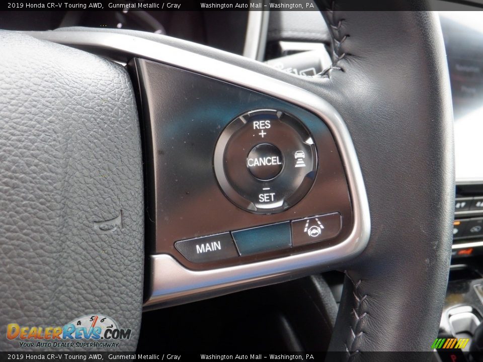 2019 Honda CR-V Touring AWD Gunmetal Metallic / Gray Photo #28