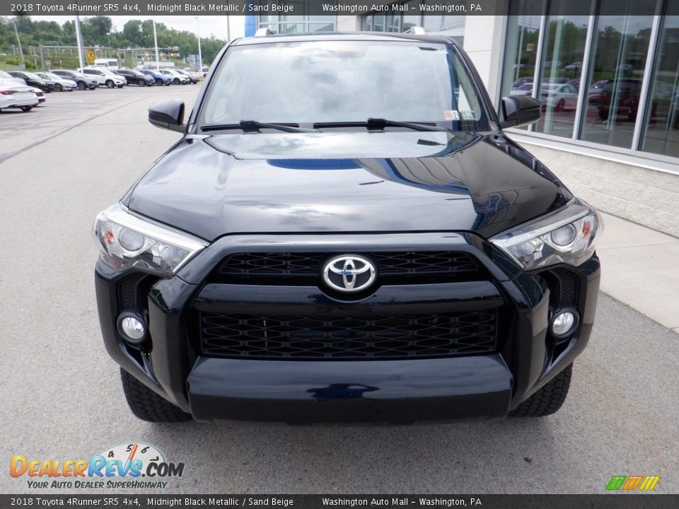 2018 Toyota 4Runner SR5 4x4 Midnight Black Metallic / Sand Beige Photo #6