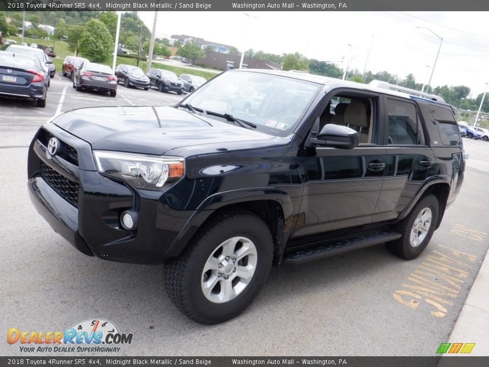 2018 Toyota 4Runner SR5 4x4 Midnight Black Metallic / Sand Beige Photo #7