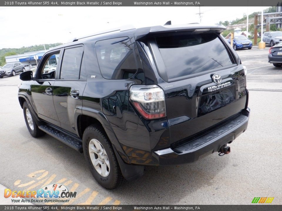 2018 Toyota 4Runner SR5 4x4 Midnight Black Metallic / Sand Beige Photo #9