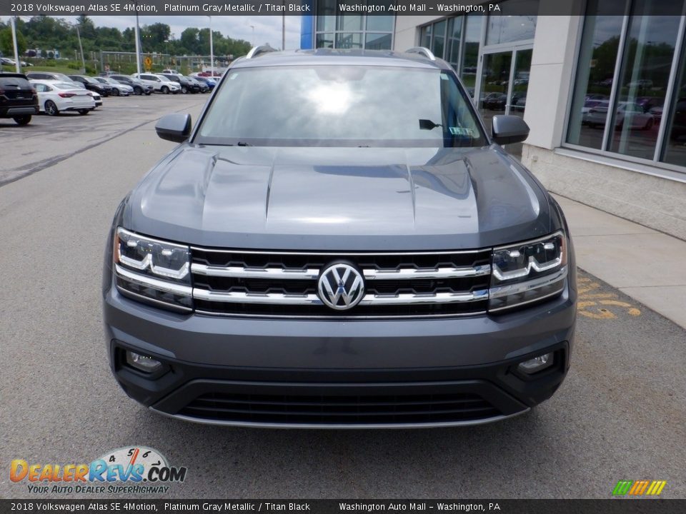 2018 Volkswagen Atlas SE 4Motion Platinum Gray Metallic / Titan Black Photo #4