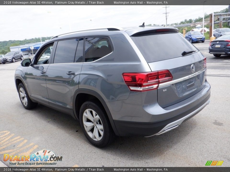 2018 Volkswagen Atlas SE 4Motion Platinum Gray Metallic / Titan Black Photo #7