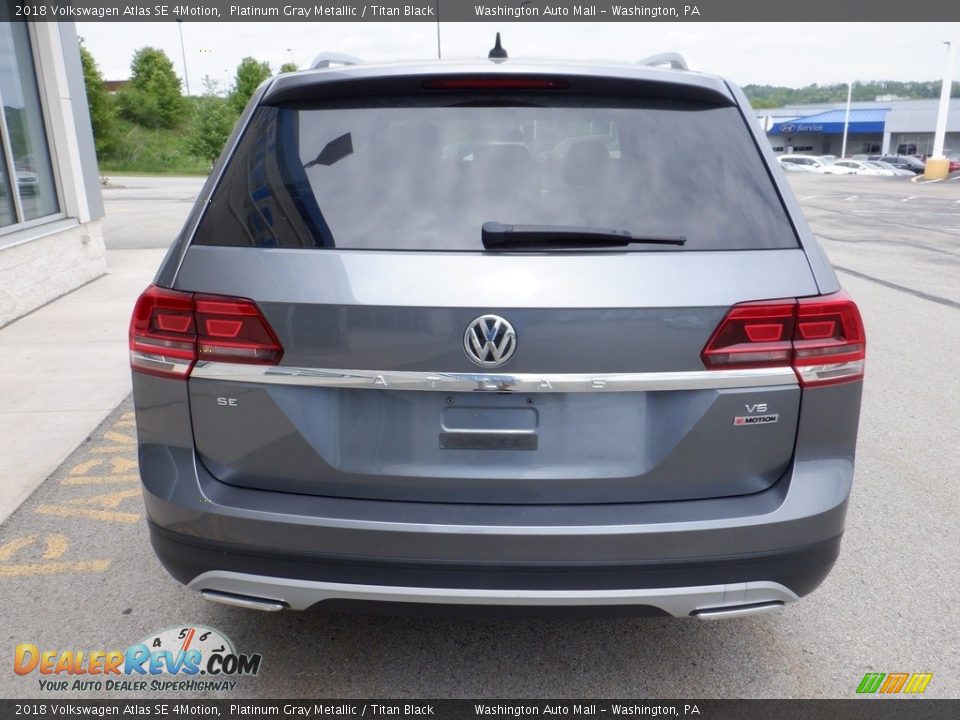 2018 Volkswagen Atlas SE 4Motion Platinum Gray Metallic / Titan Black Photo #8