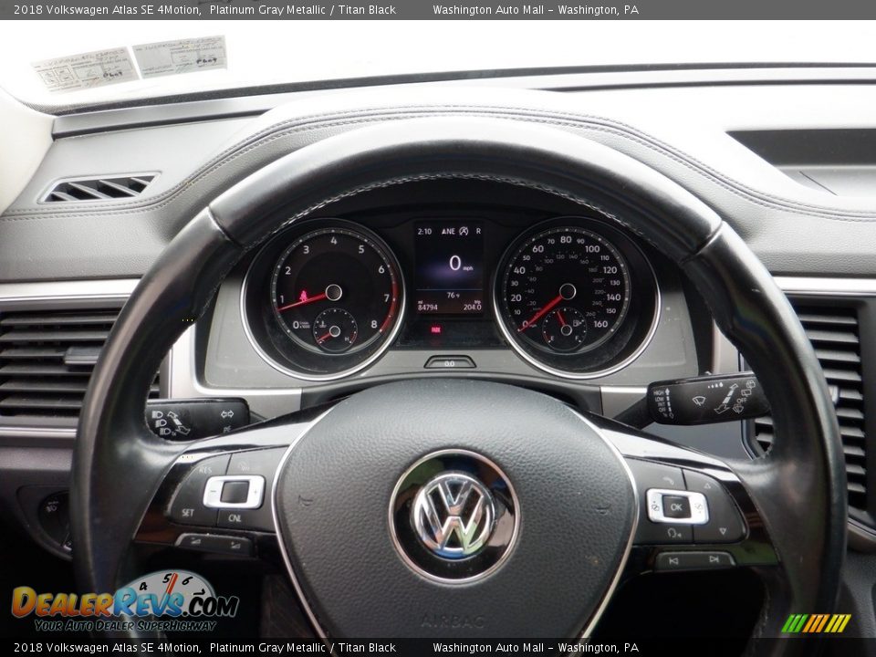 2018 Volkswagen Atlas SE 4Motion Steering Wheel Photo #23
